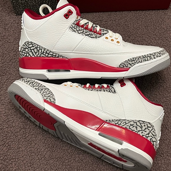 🔥Jordan 3 Cardinals DS🔥M-10.5 - Picture 8 of 11